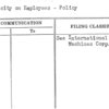 Publicity on Employees - Policy