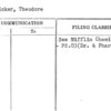 Publicker, Theodore
