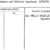 Publishers and Editors Luncheon 9/29/36