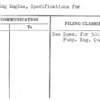 Pumping Engine, Specifications for