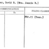Puryear, David B. (Mrs. Jennie B.)