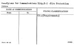 Pylons for Communications Bldg.R-2 -Fire Protection
