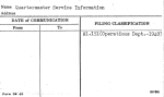 Quartermaster Service Information