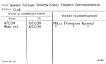 Queens College International Student Correspondence Club