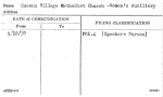 Queens Village Methodist Church -Women's Auxiliary