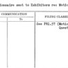 Questionnaire sent to Exhibitors re: Motion Pictures