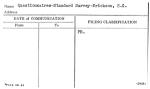 Questionnaires-Standard Survey-Erickson, S.G.