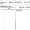 Questionnaires - Market Analysts - Attendance Surveys