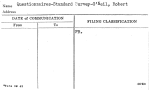Questionnaires-Standard Survey-O'Neil, Robert