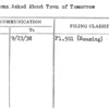 Questions Asked About Town of Tomorrow