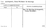 Quistgaard, Johan Waldemar de Rehling