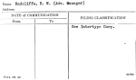 Radcliffe, B.W. (Adv. Manager)