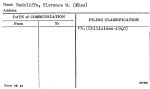 Radcliffe, Florence M. (Miss)