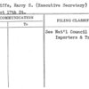 Radcliffe, Harry S. (Executive Secretary)