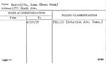 Radcliffe, John (News Week)