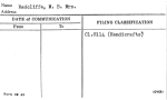 Radcliffe, M.B. Mrs.