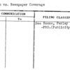 Radio vs. Newspaper Coverage