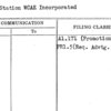 Radio Station WCAE Incorporated
