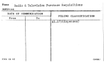 Radio & Television Purchase Requisitions