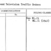 Radio and Television Traffic Orders