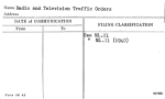 Radio and Television Traffic Orders