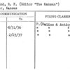 Ragland, R.F. (Editor "The Kansan")