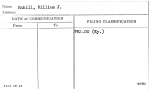 Rahill, William J.