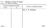 Rahmann, George Company