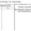 Rail Facilities for Demolition