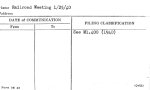 Railroad Meeting 1/25/40