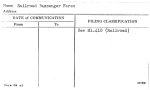 Railroad Passenger Fares