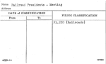 Railroad Presidents - Meeting