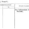 Rainer, Frank T.