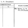Rains, L.F. (President)