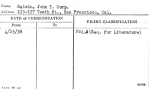 Raisin, John T. Corp.