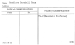 Ramblers Baseball Team