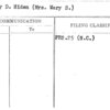 Ramsey D. Hiden (Mrs. Mary S.)