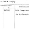 Randall, Fred M. Company