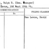 Randall, Ralph B. (Gen. Manager)
