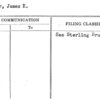 Ranier, James E.