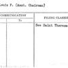 Rao, Louis F. (Asst. Chairman)