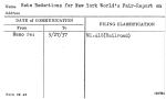 Rate Reductions for New York World's Fair-Report on