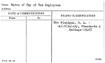 Rates of Pay of New Employees