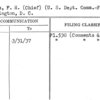 Rawls, F.H. (Chief) (U.S. Dept. Comm.-Foodstuffs Div.)