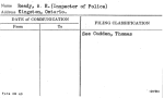 Ready, A.E. (Inspector of Police)
