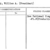 Ready, William A. (President)