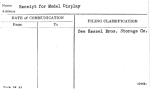 Receipt for Model Display