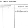 Receipts - Music Department