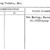 Receiving Tickets, Etc.