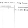 Reception & Guide Service - Daily Reports